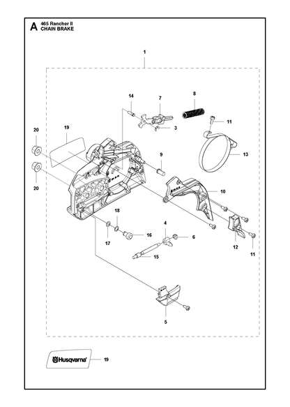 Husqvarna 575645801 onderdelentekening - positie 15