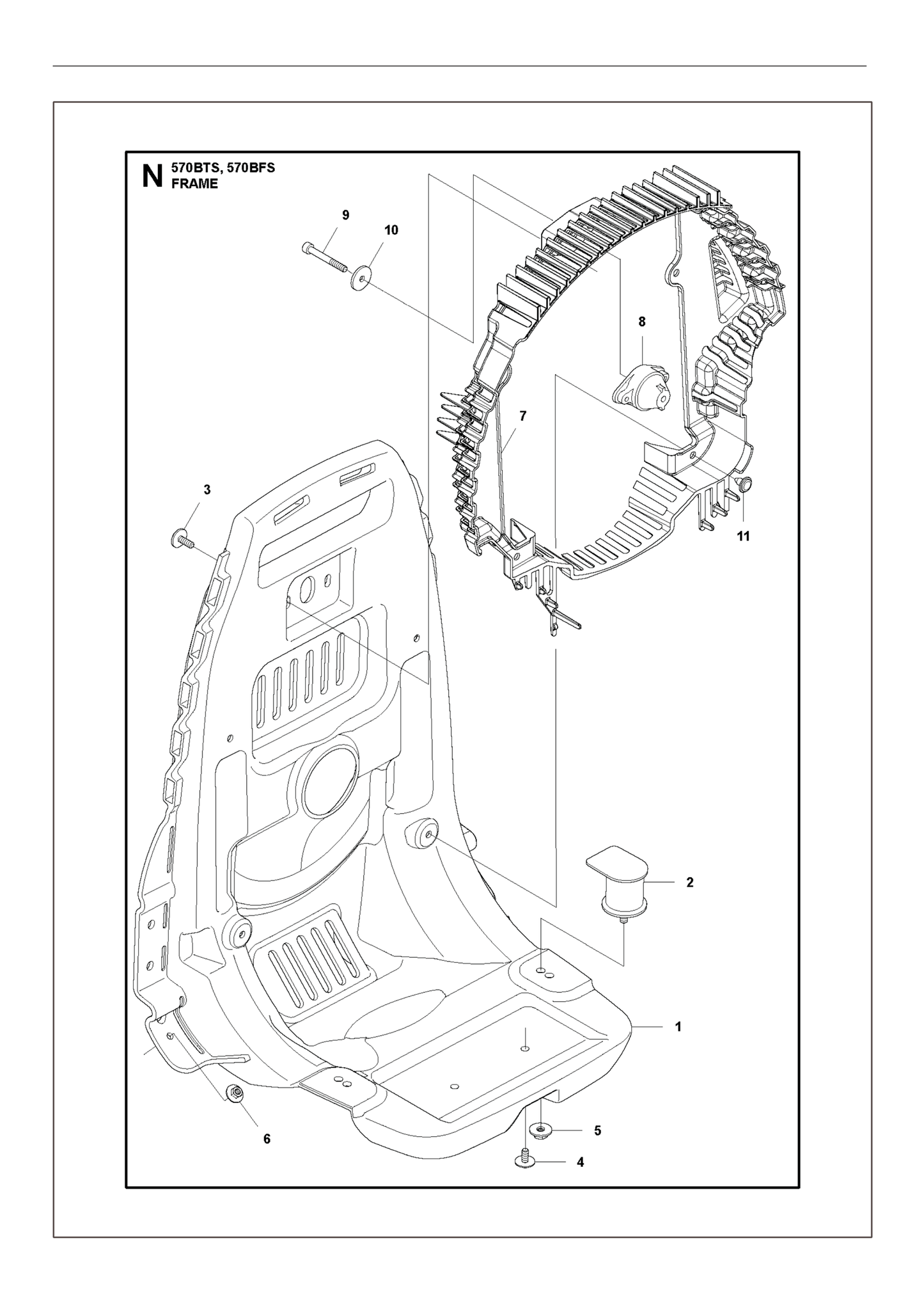 Husqvarna 505182601 onderdelentekening - positie 6
