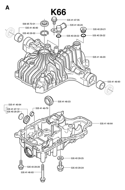 Husqvarna 535414664 onderdelentekening - positie 16