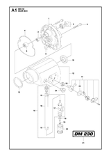 Husqvarna 503207440 onderdelentekening - positie 6