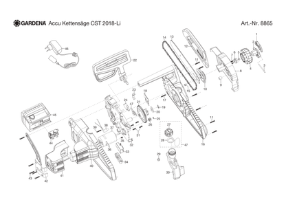 Husqvarna 574796001 onderdelentekening - positie 21
