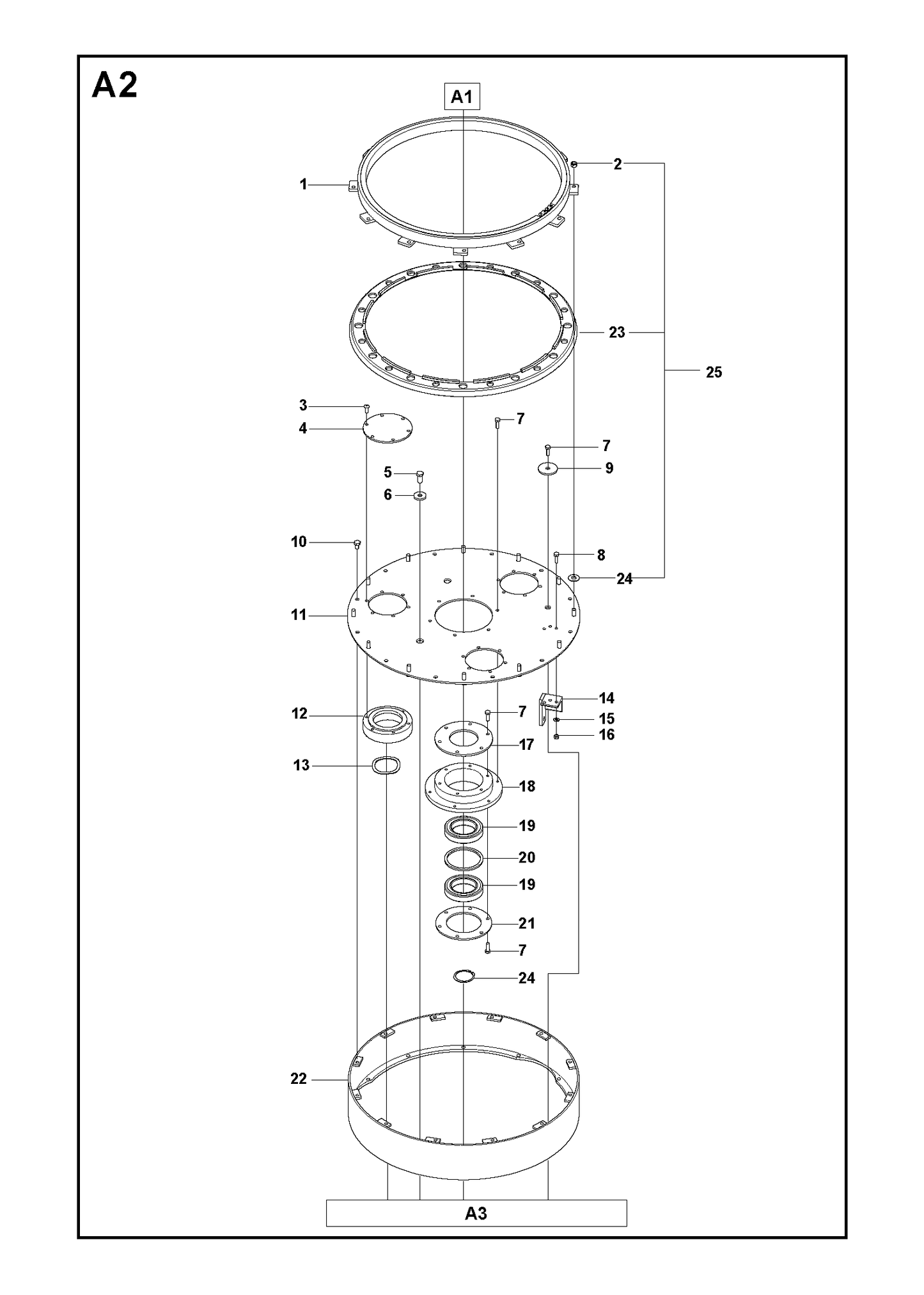 Husqvarna 504750201 onderdelentekening - positie 3