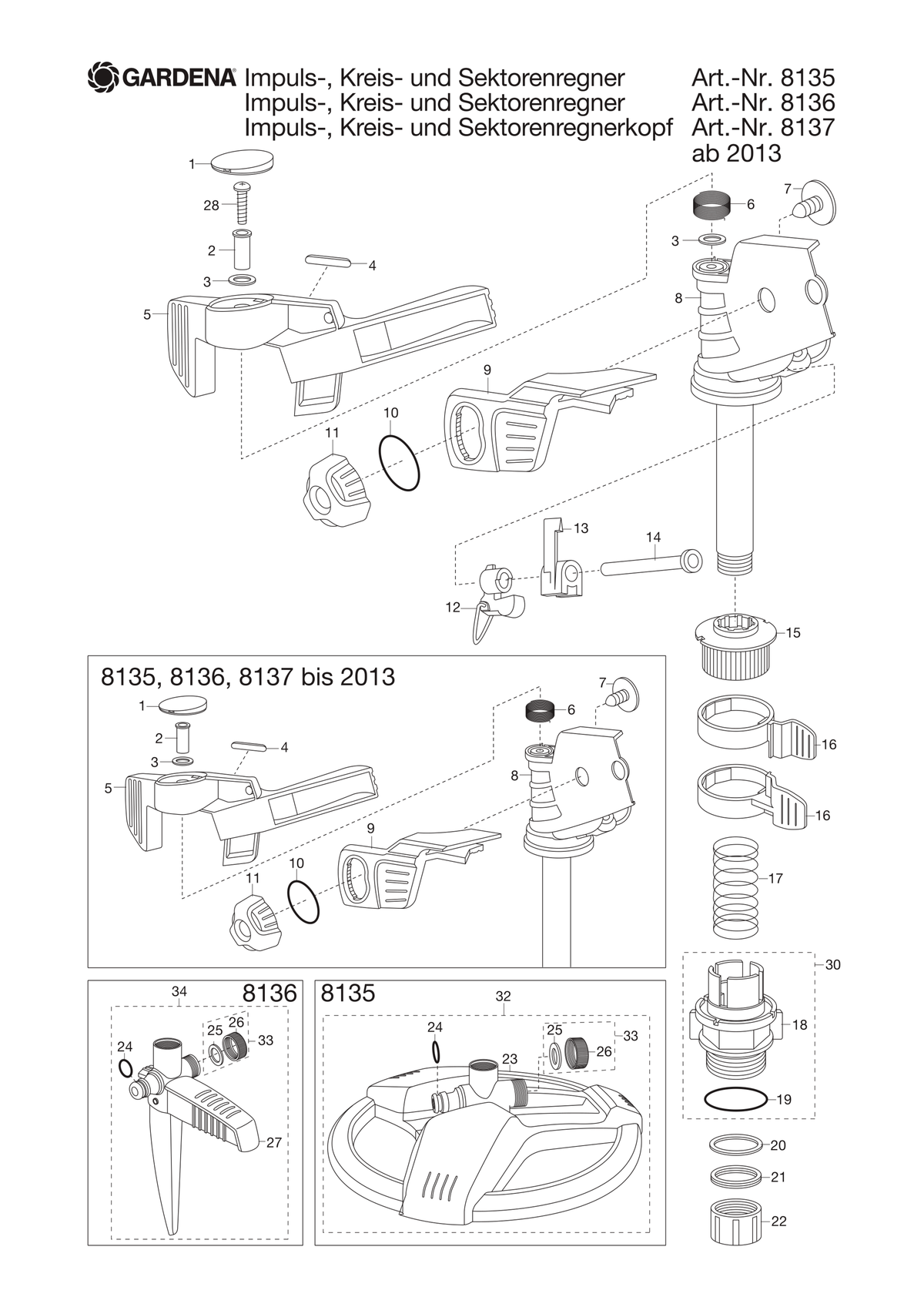 Husqvarna 523499001 onderdelentekening - positie 0