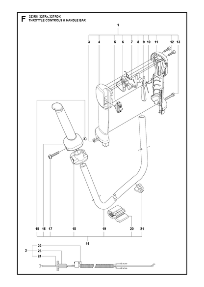 Husqvarna 502654101 onderdelentekening - positie 2