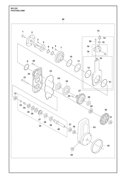 Husqvarna 590676101 onderdelentekening - positie 47
