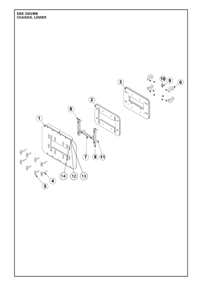Husqvarna 534725801 onderdelentekening - positie 3