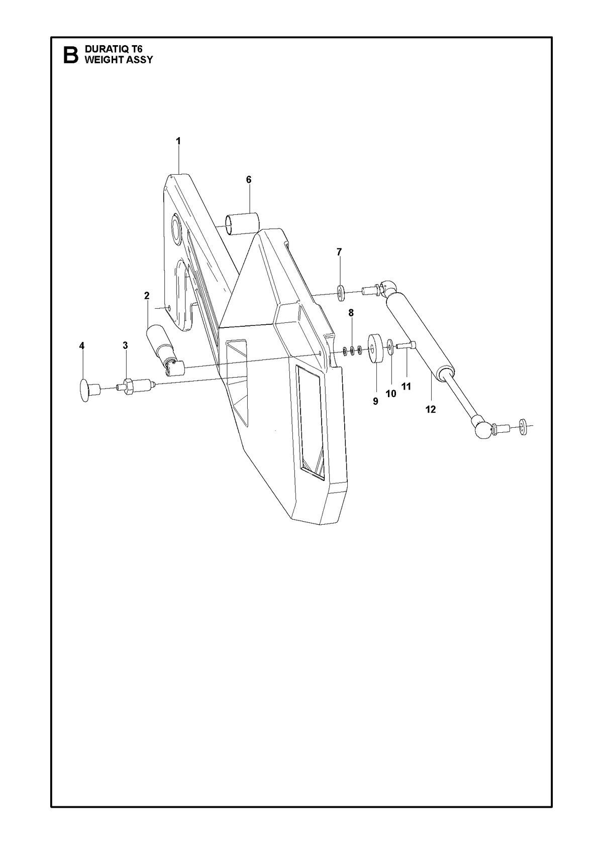 Husqvarna 593481701 onderdelentekening - positie 12