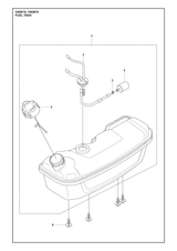 Husqvarna 535511304 onderdelentekening - positie 2