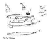 Husqvarna 532434878 onderdelentekening - positie 4