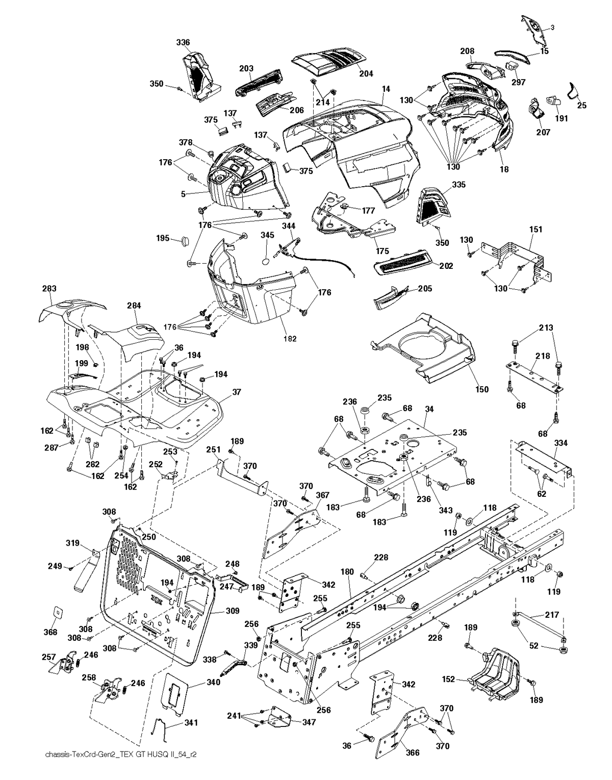 Husqvarna 590748811 onderdelentekening - positie 5