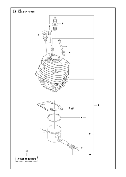 Husqvarna 503256302 onderdelentekening - positie 11