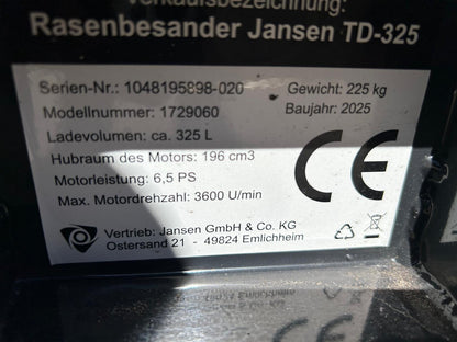 Jansen TD-325 Gazonbezander – Tweedekansje
