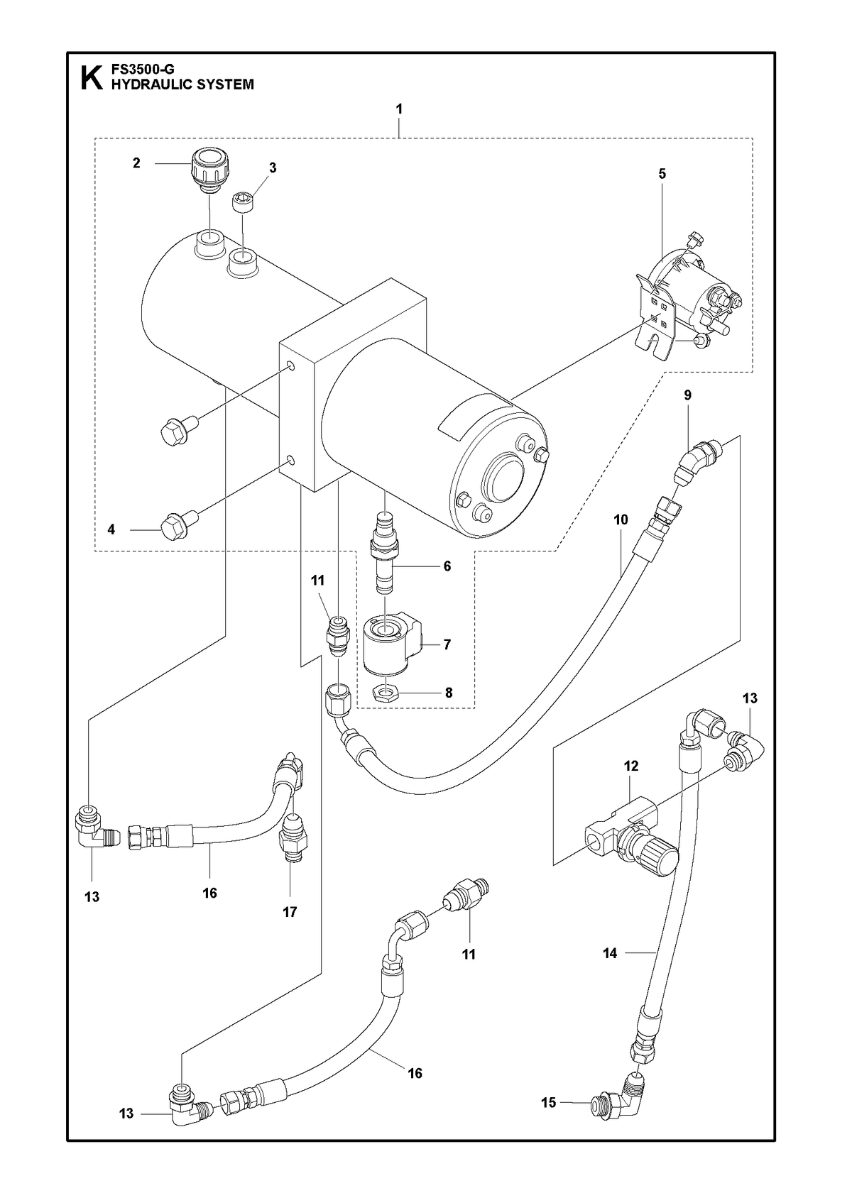 Husqvarna 575545402 onderdelentekening - positie 3