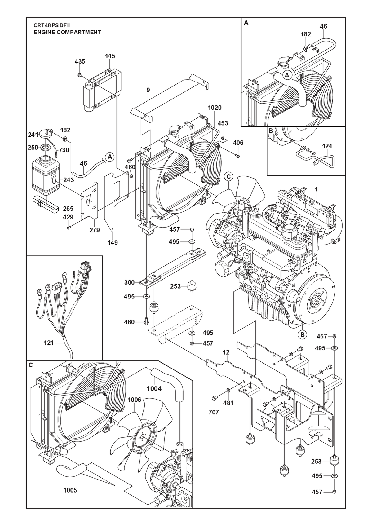 Husqvarna 593356401 onderdelentekening - positie 453