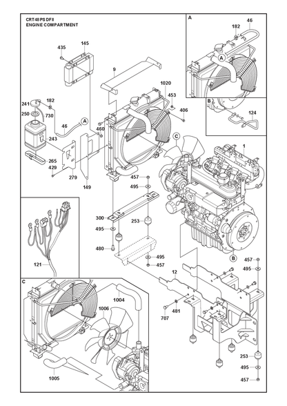 Husqvarna 593356401 onderdelentekening - positie 453