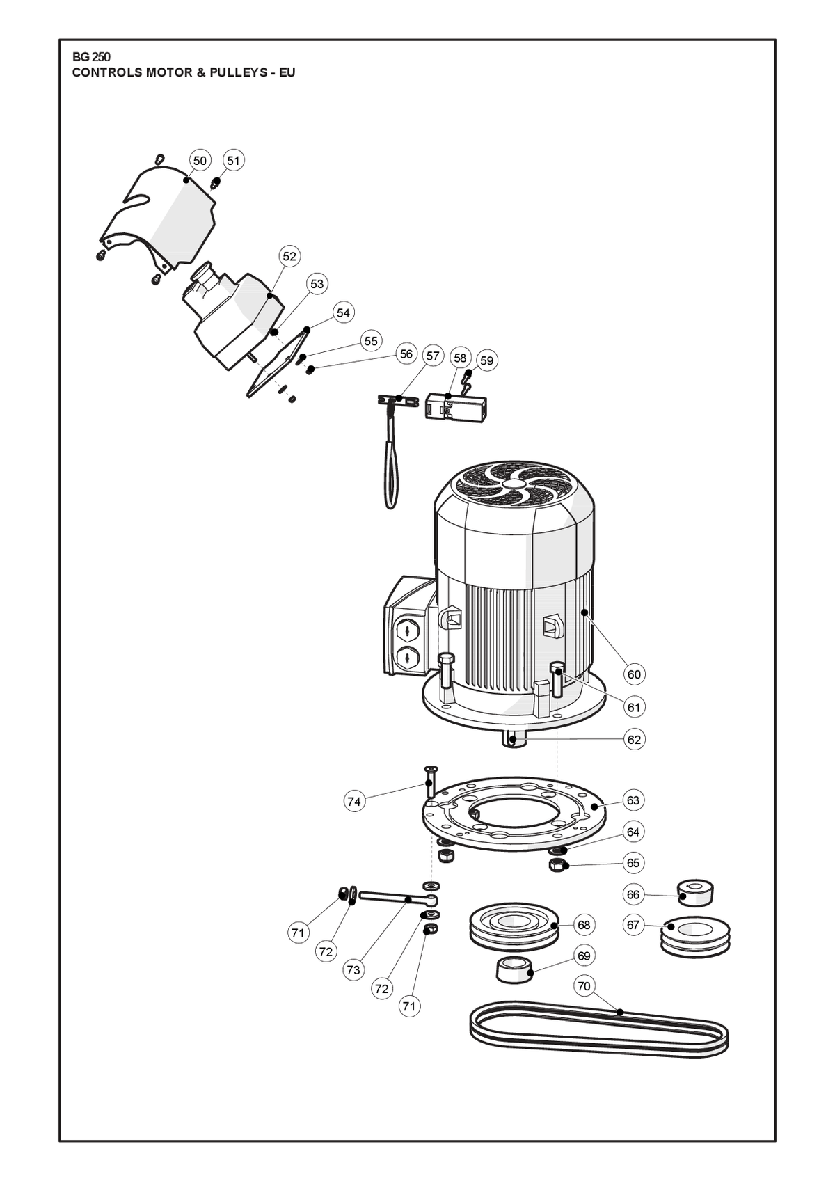 Husqvarna 534035402 onderdelentekening - positie 63