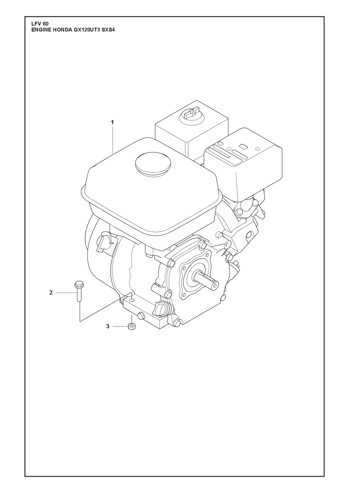 Husqvarna 594120101 onderdelentekening - positie 2