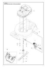 Husqvarna 597422701 onderdelentekening - positie 2