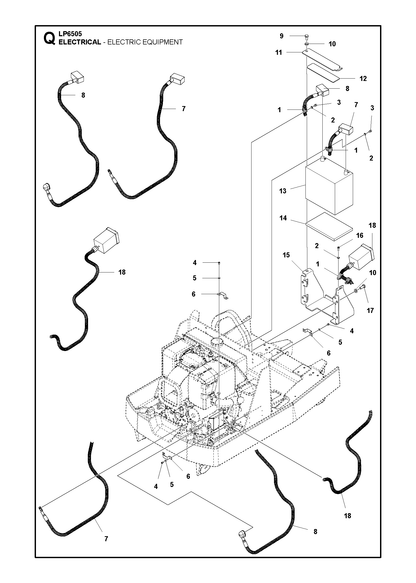 Husqvarna 595365901 onderdelentekening - positie 6