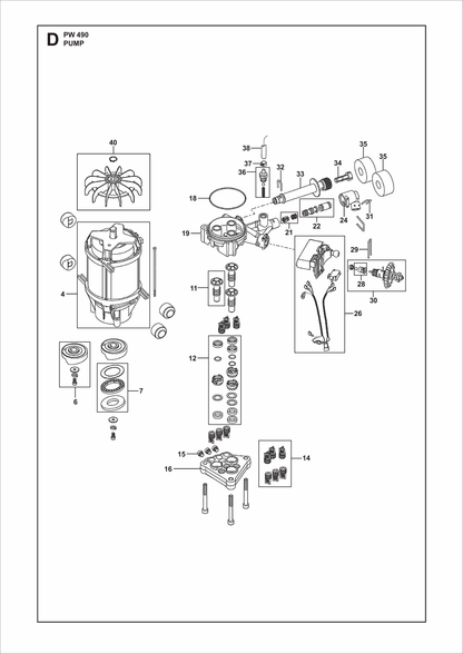 Husqvarna 592617680 onderdelentekening - positie 11