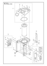Husqvarna 529974703 onderdelentekening - positie 8