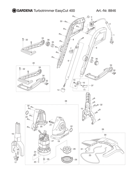 Husqvarna 524438101 onderdelentekening - positie 15