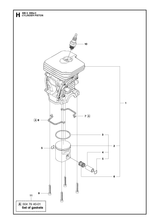 Husqvarna 504735103 onderdelentekening - positie 1