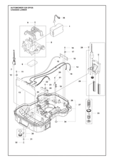 Husqvarna 588818402 onderdelentekening - positie 14
