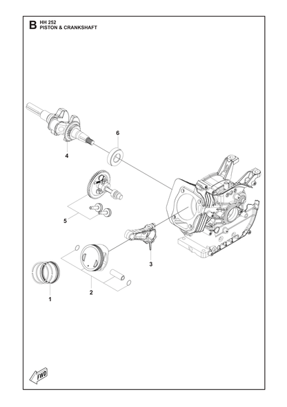 Husqvarna 531146926 onderdelentekening - positie 2
