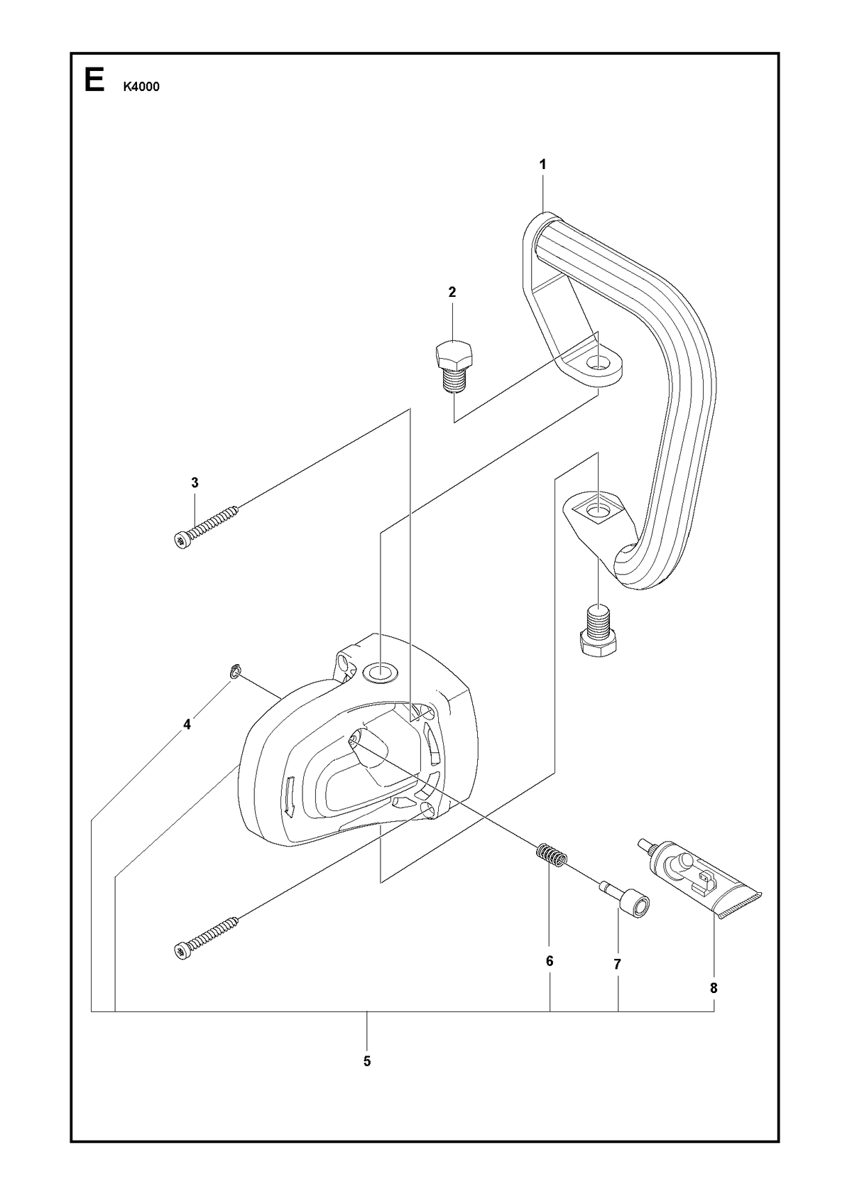 Husqvarna 593572401 onderdelentekening - positie 5