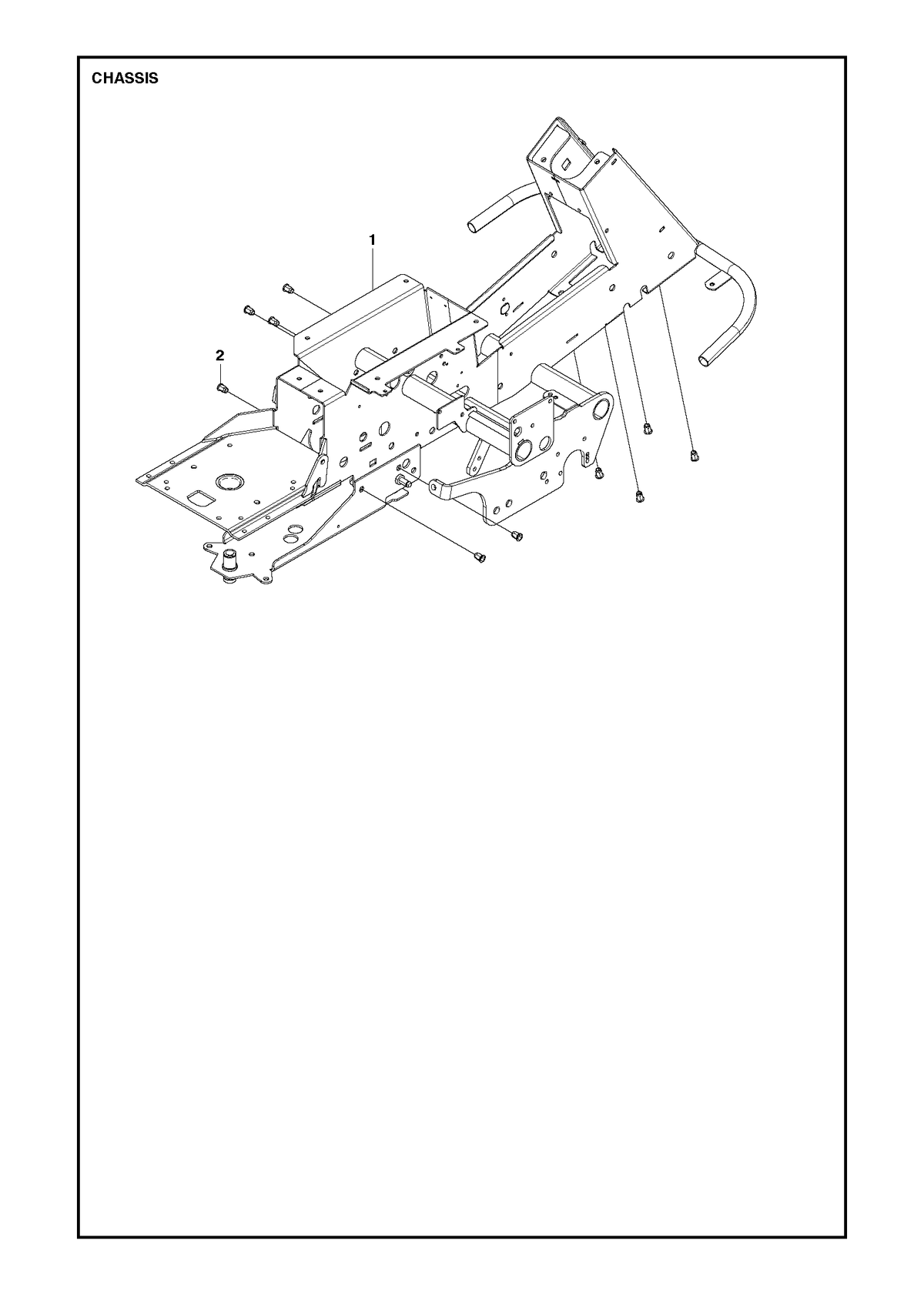 Husqvarna 578778402 onderdelentekening - positie 1