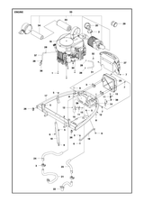 Husqvarna 577386501 onderdelentekening - positie 22
