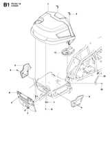 Husqvarna 525497802 onderdelentekening - positie 3