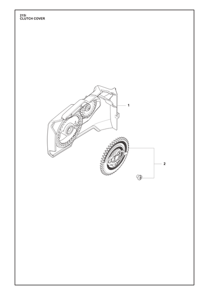 Husqvarna 548862301 onderdelentekening - positie 1