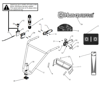 Husqvarna 531008246 onderdelentekening - positie 12