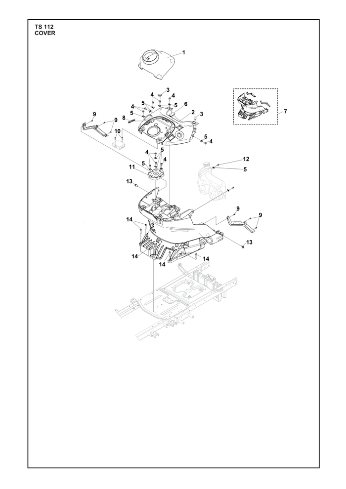 Husqvarna 729577801 onderdelentekening - positie 13