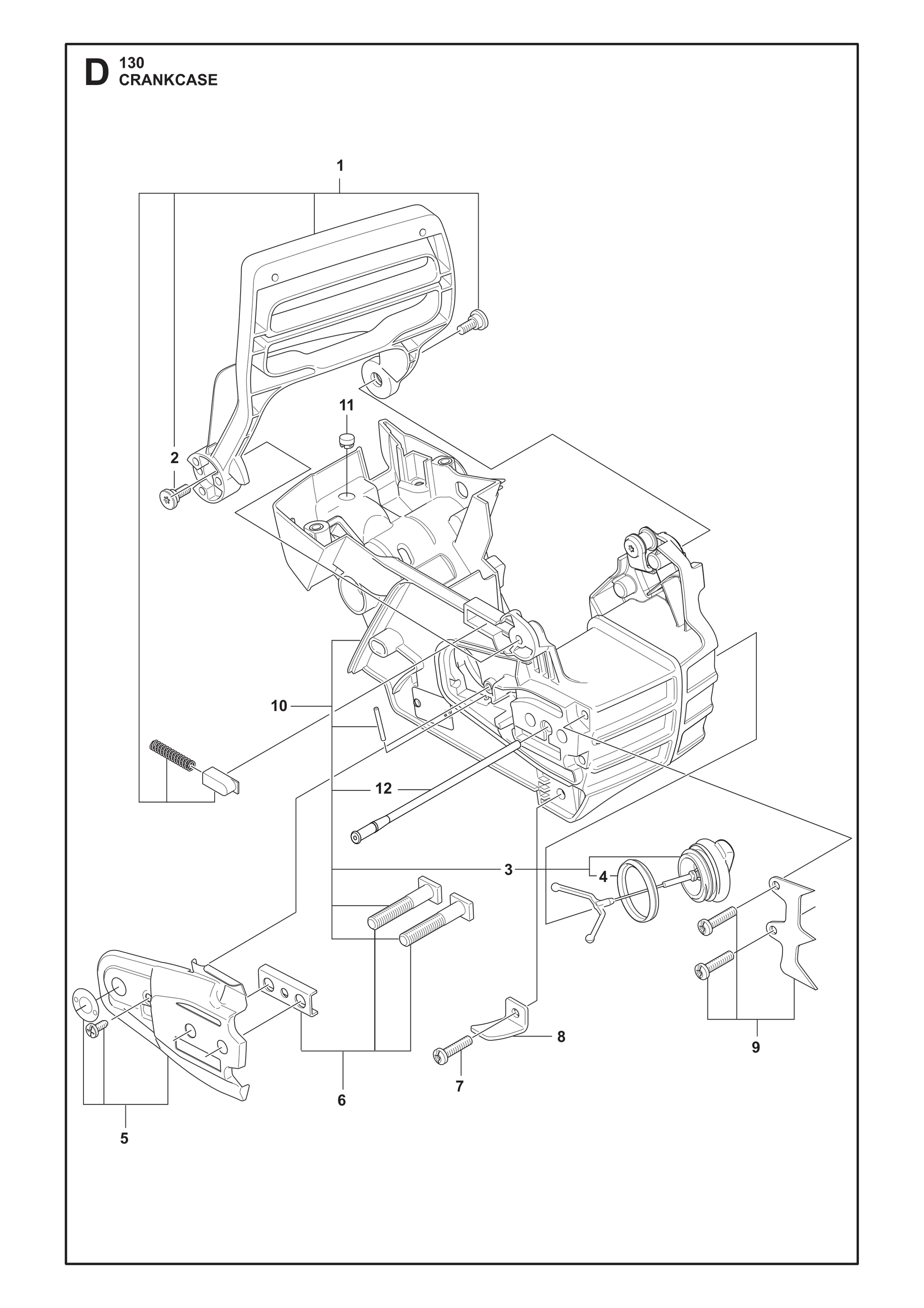 Husqvarna 501667401 onderdelentekening - positie 12