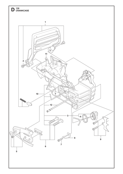 Husqvarna 501667401 onderdelentekening - positie 12