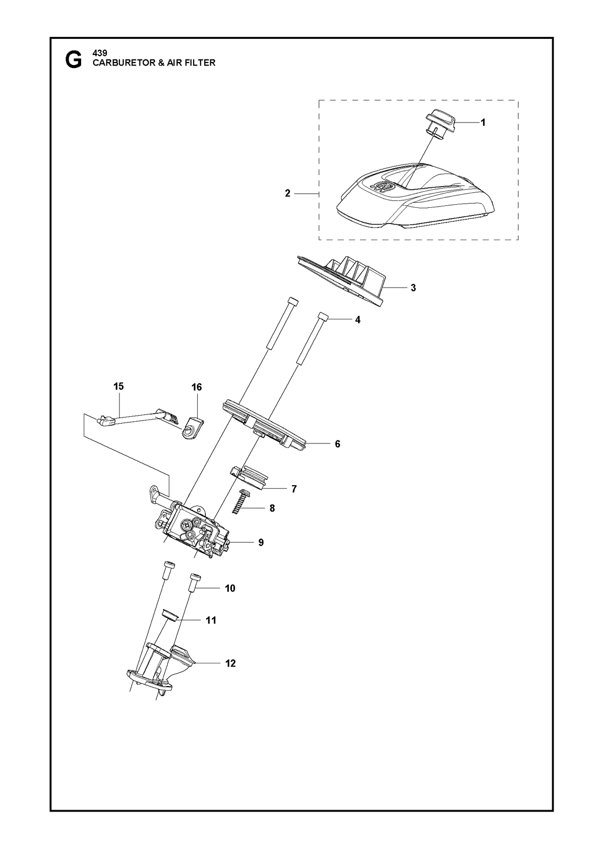 Husqvarna 579308501 onderdelentekening - positie 6