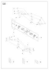 Husqvarna 547725407 onderdelentekening - positie 2