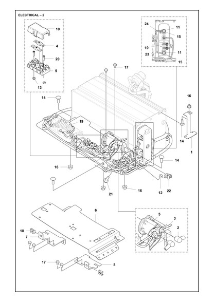 Husqvarna 536595001 onderdelentekening - positie 23