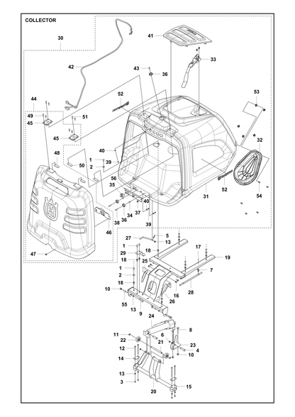 Husqvarna 589006901 onderdelentekening - positie 19