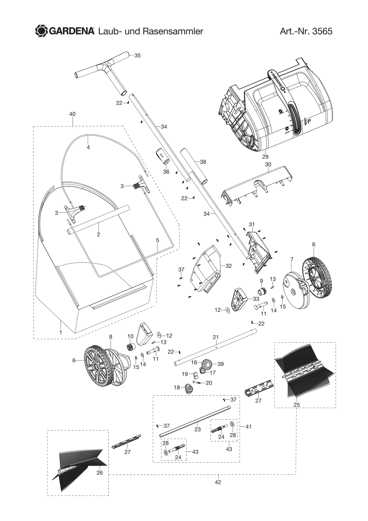 Husqvarna 598580901 onderdelentekening - positie 38
