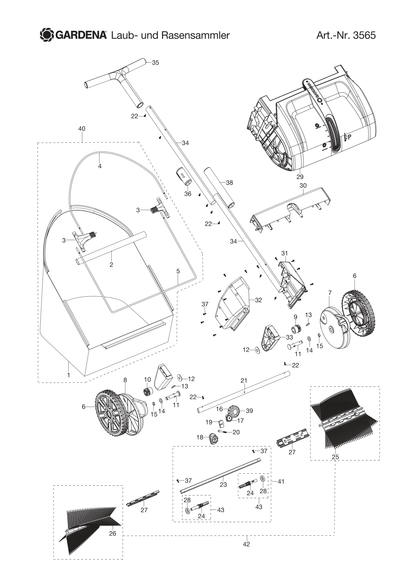 Husqvarna 597601101 onderdelentekening - positie 14