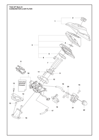 Husqvarna 599814601 onderdelentekening - positie 12