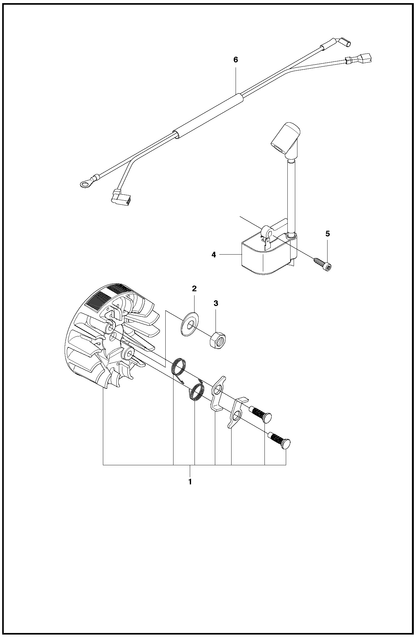 Husqvarna 575803501 onderdelentekening - positie 4