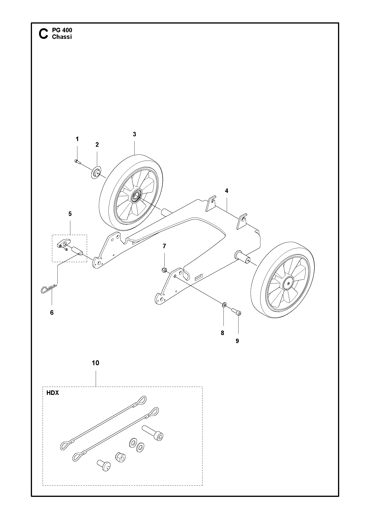 Husqvarna 502545001 onderdelentekening - positie 3