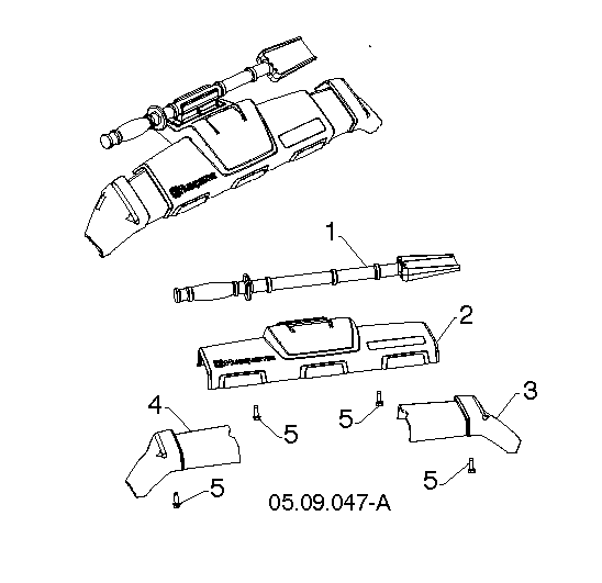 Husqvarna 586414802 onderdelentekening - positie 2