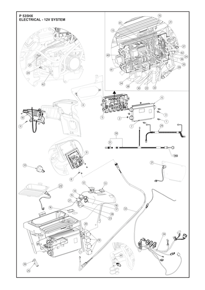 Husqvarna 597973501 onderdelentekening - positie 24