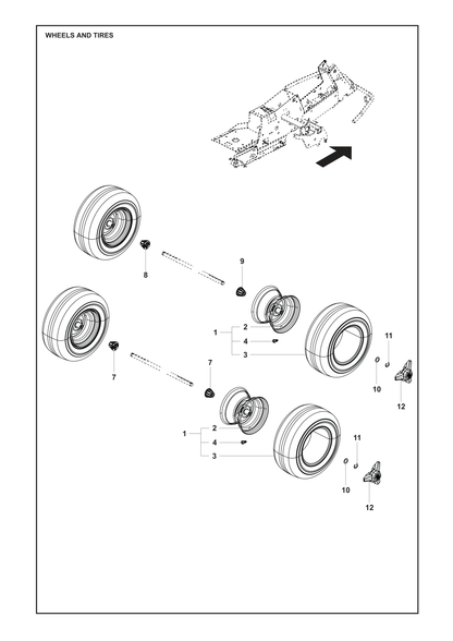 Husqvarna 523034803 onderdelentekening - positie 2